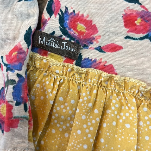 Matilda Jane Elliott Tunic Top Girls Friends Forever Shirt Size 6 - Picture 3 of 5